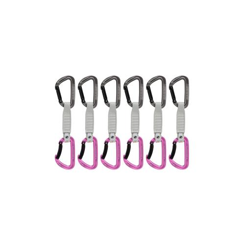 Rückansicht von Mammut Workhorse Keylock 12 cm 6-Pack Expressen Straight Gate/Bent Gate Key Lock, grey-pink