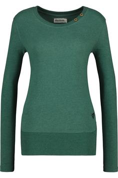 ALIFE AND KICKIN ConnyAK A Langarmshirt Damen deep emerald melange