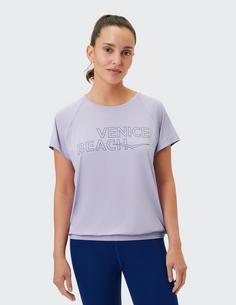 Rückansicht von VENICE BEACH VB Presley T-Shirt Damen light purple