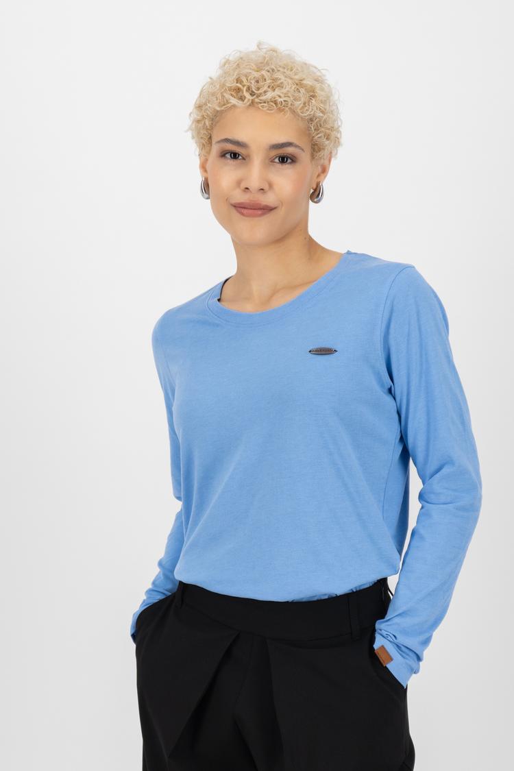 ALIFE AND KICKIN ALIFE AND KICKIN LeaAK A Langarmshirt Damen - lupine blue melange - 0 | SportScheck