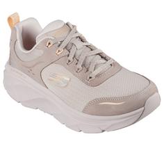 Skechers D'LUX WALKER 2.0 AUTUMN SUN Sneaker Damen Taupe / Orange