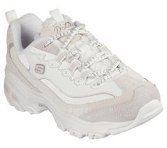 Skechers D'LITES COLD DAYS Sneaker Damen Beige / Silber