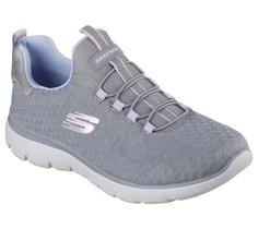 Skechers SUMMITS ABSTRACT VISION Sneaker Damen Grau / Mehrfarbig