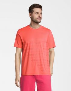 Rückansicht von JOY sportswear Gentleman's Style T-Shirt funktional T-Shirt Herren hot coral