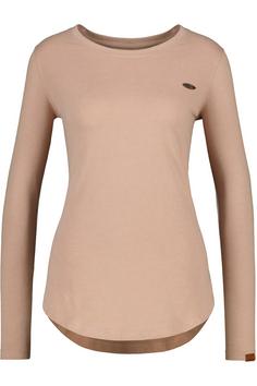 ALIFE AND KICKIN LeaAK A Langarmshirt Damen taupe melange