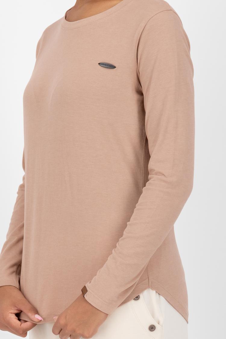 ALIFE AND KICKIN ALIFE AND KICKIN LeaAK A Langarmshirt Damen - taupe melange - 3 | SportScheck