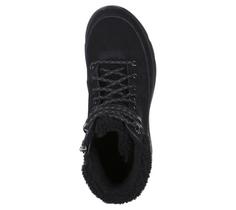 Rückansicht von Skechers GLACIAL ULTRA WOODLANDS Sneaker Damen Schwarz