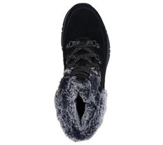 Rückansicht von Skechers TREGO SNOW WORRIES Sneaker Damen Schwarz