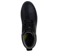 Rückansicht von Skechers GARLAN DENO Sneaker Herren Schwarz