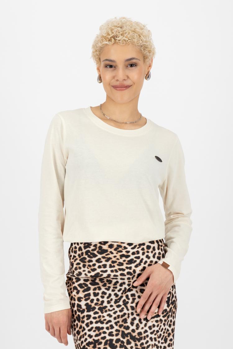 ALIFE AND KICKIN ALIFE AND KICKIN LeaAK A Langarmshirt Damen - chalk melange - 0 | SportScheck