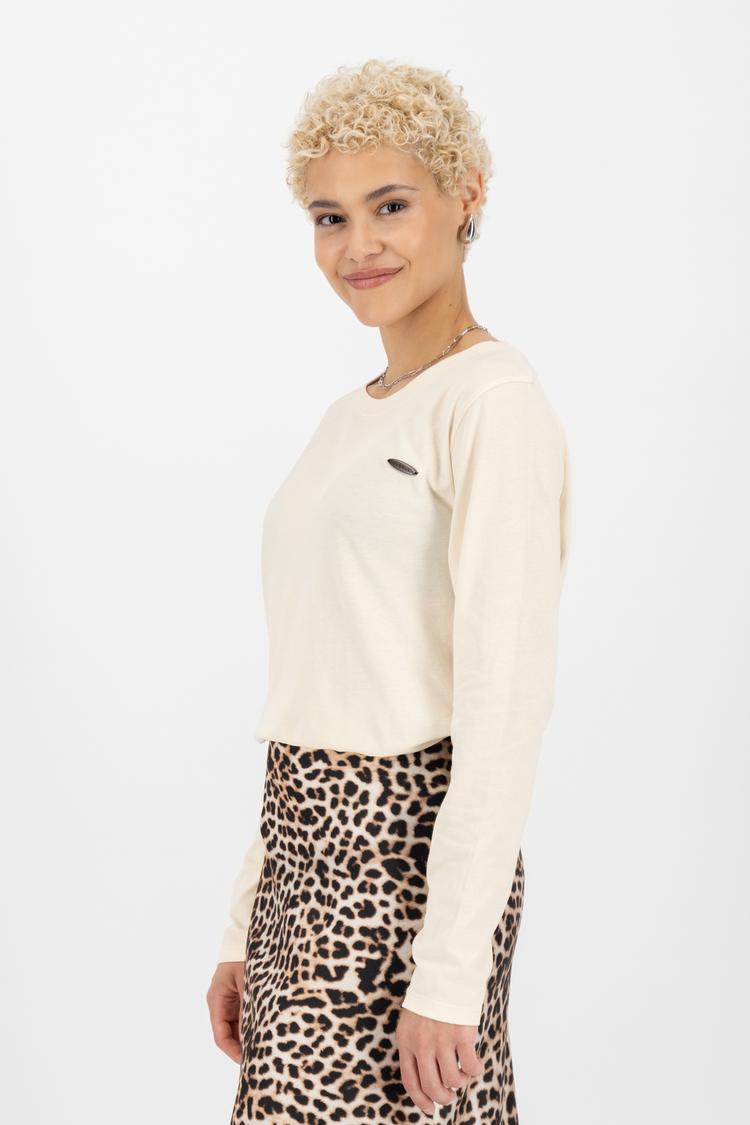 ALIFE AND KICKIN ALIFE AND KICKIN LeaAK A Langarmshirt Damen - chalk melange - 1 | SportScheck