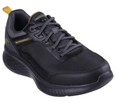 Skechers SKECH-LITE PRO ANKKOR Sneaker Herren Schwarz / Dunkelgrau / Gelb