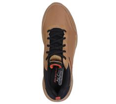 Rückansicht von Skechers SKECH-LITE PRO ANKKOR Sneaker Herren Beige / Schwarz / Orange