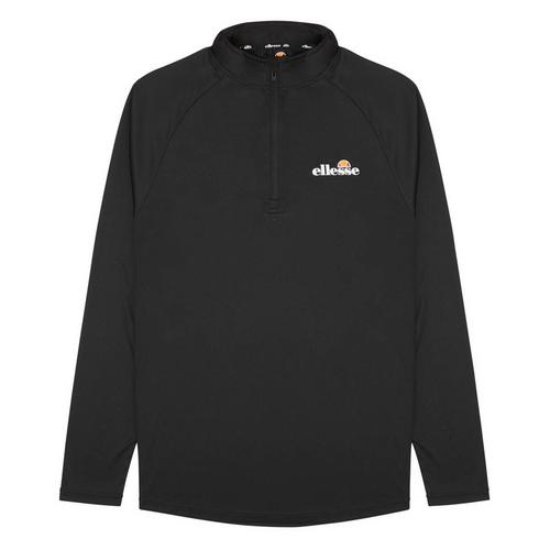 Rückansicht von Ellesse Longsleeve Langarmshirt Herren Schwarz