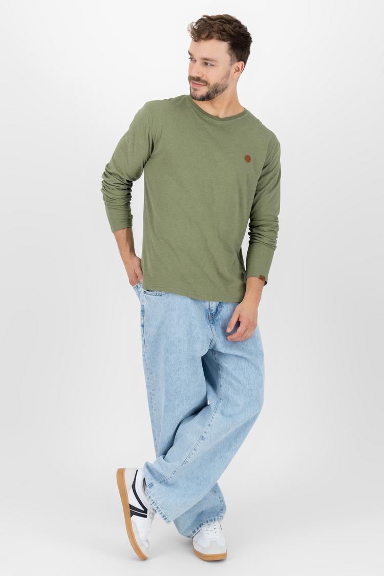 ALIFE AND KICKIN ALIFE AND KICKIN AlexAK A Langarmshirt Herren - dust melange - 4 | SportScheck