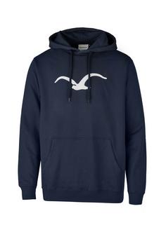 Cleptomanicx Mowe Hoodie Herren Sky Captain / White