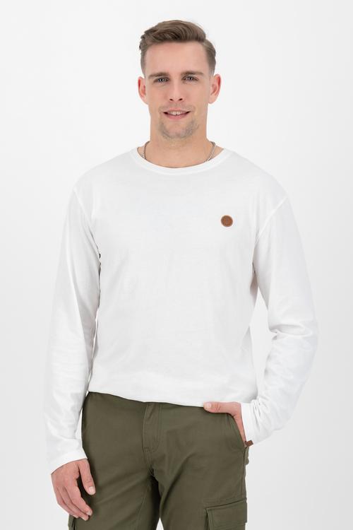 Rückansicht von ALIFE AND KICKIN AlexAK A Langarmshirt Herren white