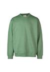 Cleptomanicx Ligull Boxy Sweatshirt Herren - Comfrey Green