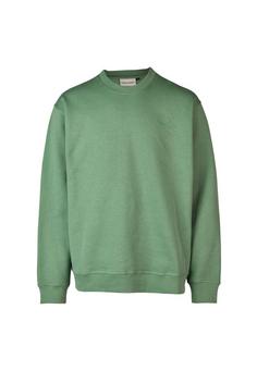 Cleptomanicx Ligull Boxy Sweatshirt Herren Comfrey Green