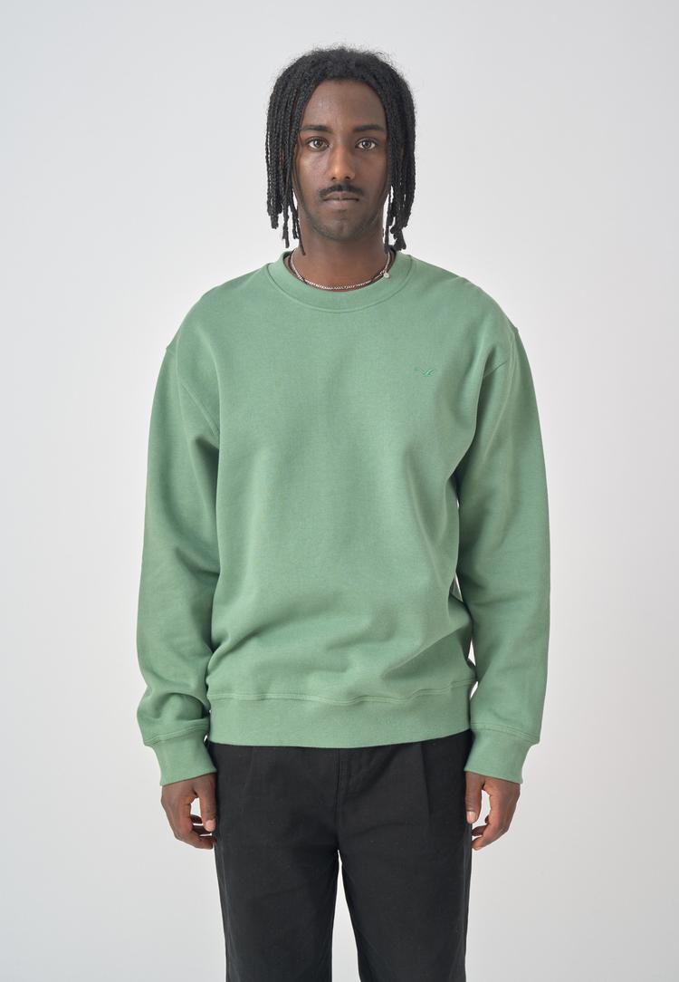 Cleptomanicx Cleptomanicx Ligull Boxy Sweatshirt Herren - Comfrey Green - 0 | SportScheck