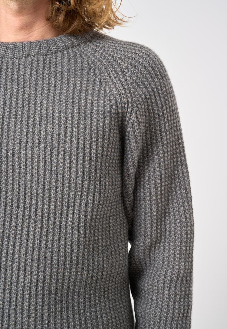 Cleptomanicx Cleptomanicx Big Ben Strickpullover Herren - Lava Smoke - 2 | SportScheck