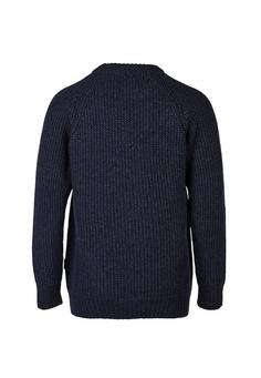 Rückansicht von Cleptomanicx Big Ben Strickpullover Herren Navy