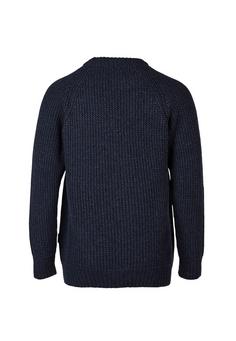 Rückansicht von Cleptomanicx Big Ben Strickpullover Herren Navy