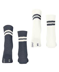 Rückansicht von ESPRIT Tennis Stripe SO  2-Pack Freizeitsocken Damen sortiment (0020)