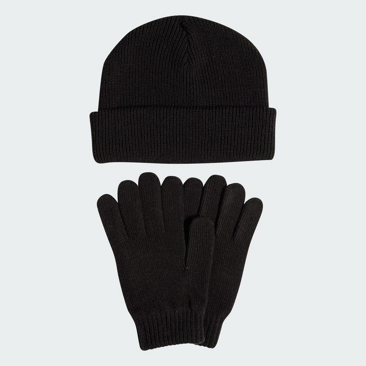 adidas adidas Set aus Handschuhen und M&uuml;tze Beanie - Black / White - 0 | SportScheck