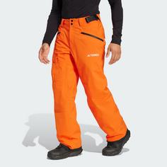 Rückansicht von adidas Terrex Xperior 2L Insulated Tech Skihose Trainingshose Herren Semi Impact Orange / White