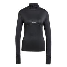 adidas TECHFIT COLD.RDY Funnel Neck Longsleeve Langarmshirt Damen Black