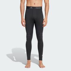 Rückansicht von adidas TECHFIT COLD.RDY Training lange Leggings Tights Herren Black