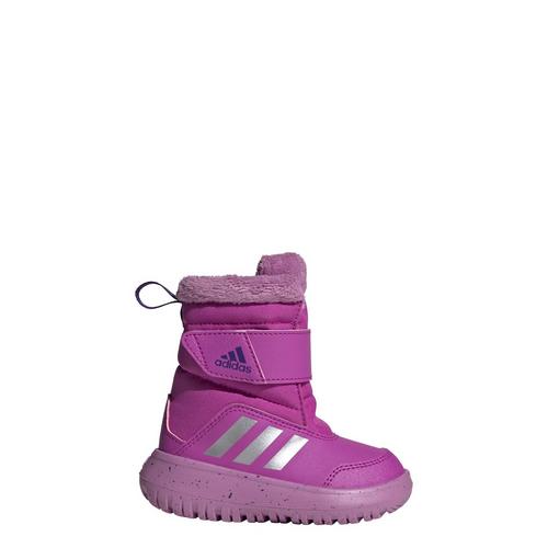 Rückansicht von adidas Winterplay Kids Stiefel Winterschuhe Kinder Purple Burst / Silver Metallic / Preloved Purple