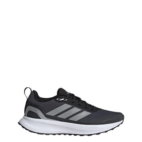 Rückansicht von adidas Runfalcon 5 TR Laufschuh Laufschuhe Damen Core Black / Silver Metallic / Carbon