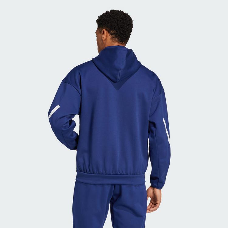 adidas adidas Frankreich Travel Z.N.E. Zip-Hoodie Sweatjacke Herren - Dark Blue - 1 | SportScheck