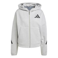 adidas adidas Z.N.E. Zip-Hoodie Sweatjacke Damen Medium Grey Heather