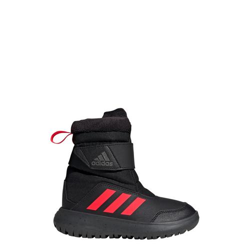 Rückansicht von adidas Winterplay Kids Stiefel Winterschuhe Kinder Core Black / Solar Red / Iron Metallic