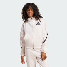 Rückansicht von adidas adidas Z.N.E. Zip-Hoodie Hoodie Damen Wonder Quartz