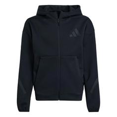 adidas adidas Z.N.E. Kids Zip-Hoodie Sweatjacke Kinder Black / Black