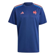 adidas Frankreich Rugby Supporter Heimshirt Fanshirt Herren Dark Blue