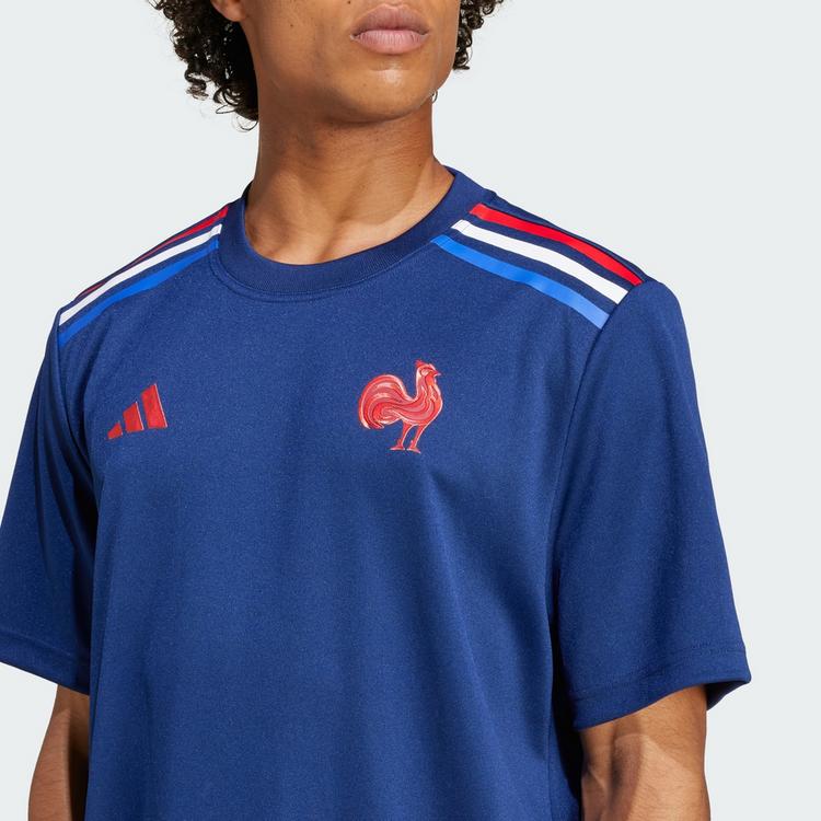 adidas adidas Frankreich Rugby Supporter Heimshirt Funktionsshirt Herren - Dark Blue - 1 | SportScheck