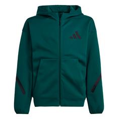 adidas adidas Z.N.E. Kids Zip-Hoodie Sweatjacke Kinder Collegiate Green / Black