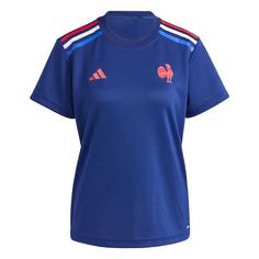 adidas Frankreich Rugby Supporter Heimshirt Rugbytrikot Damen Dark Blue