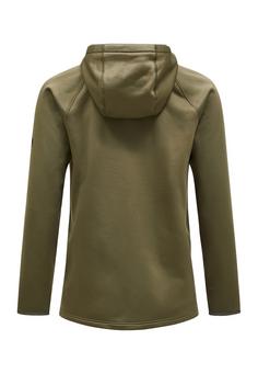 Rückansicht von Peak Performance Fleecejacke Herren OLIVE