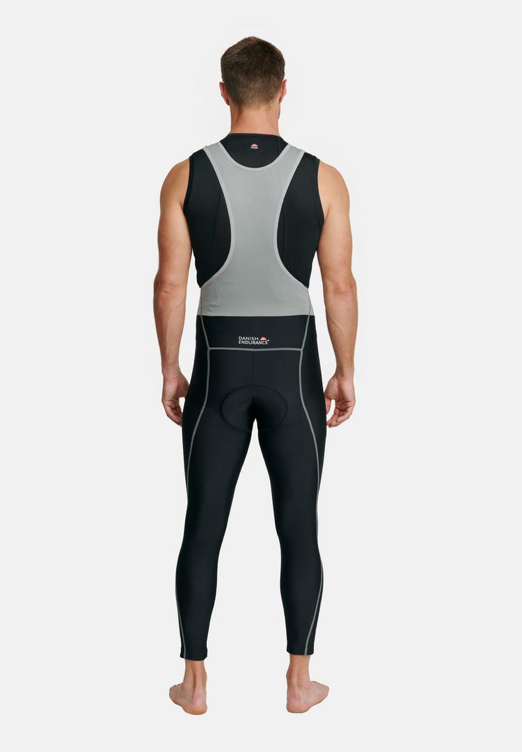 DANISH ENDURANCE DANISH ENDURANCE Cycling Bib Fahrradhose Herren - Black/Grey - 0 | SportScheck