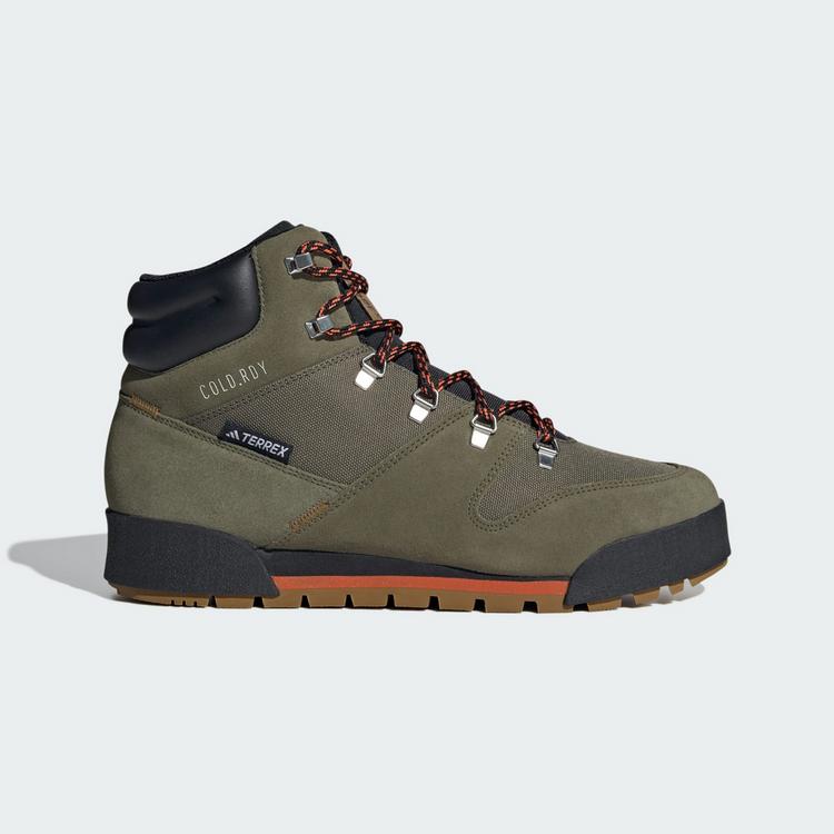 adidas adidas Terrex Snowpitch Cold.Rdy Wanderschuh Wanderschuhe Herren - Olive Strata / Bronze Strata / Semi Impact Orange - 6 | SportScheck