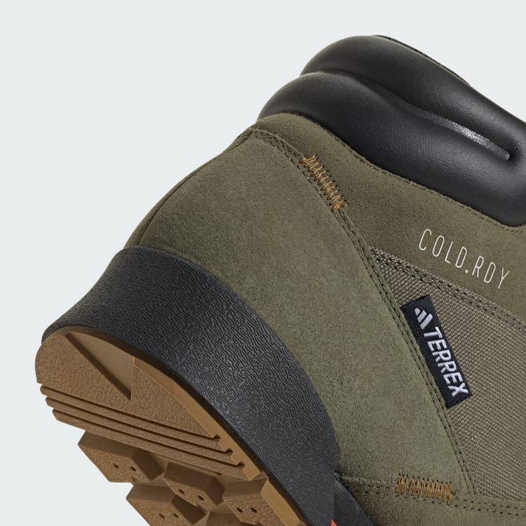 adidas adidas Terrex Snowpitch Cold.Rdy Wanderschuh Wanderschuhe Herren - Olive Strata / Bronze Strata / Semi Impact Orange - 8 | SportScheck