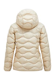 Rückansicht von Peak Performance Steppjacke Damen BEIGE