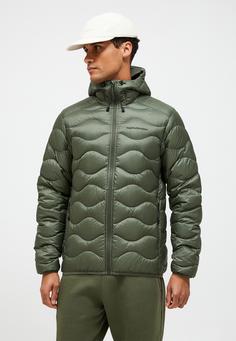 Rückansicht von Peak Performance Steppjacke Herren OLIVE