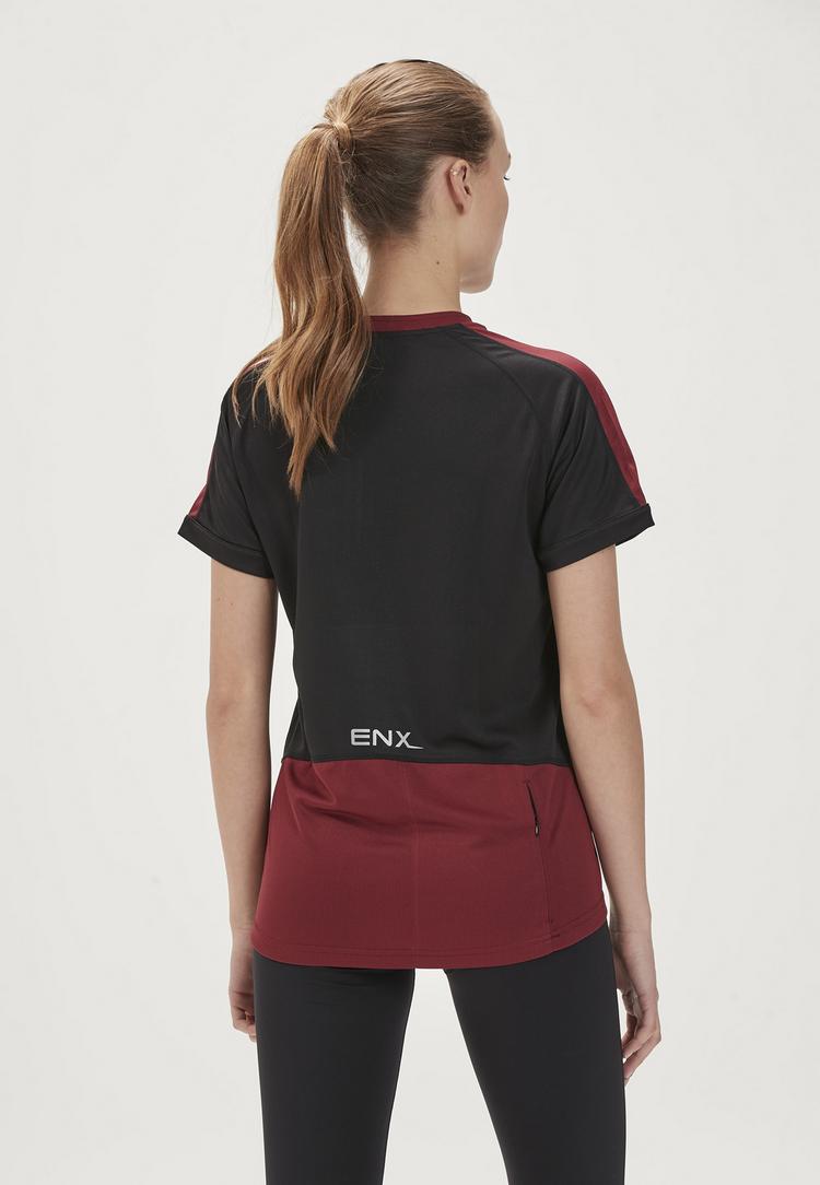 Endurance Endurance JAVA W Bike S/S Tee Trikot Damen - 4033 Cabernet - 2 | SportScheck